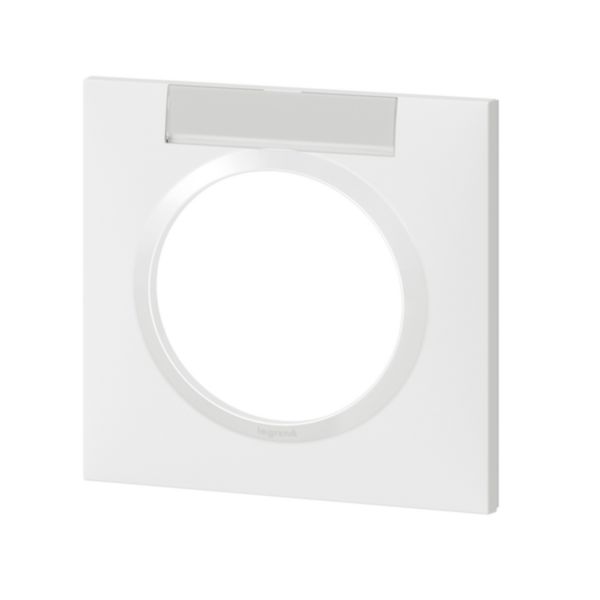 Plaque carrée dooxie 1 poste finition blanc avec porte-étiquette: th_LG-600942-WEB-L.jpg