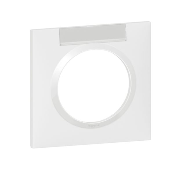 Plaque carrée dooxie 1 poste finition blanc avec porte-étiquette: th_LG-600942-WEB-R.jpg
