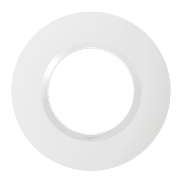 Plaque de finition ronde dooxie 1 poste finition blanc mat avec bague blanche brillante:th_LG-600980-WEB-F.jpg
