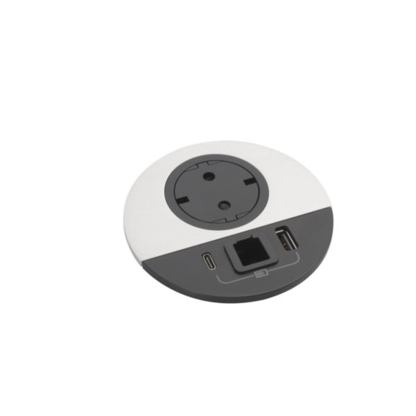 Incara Disq 80 équipé d'1 prise Schuko, 1 prise chargeur USB A+C 15W, un passe-câble et cordon de 0,5m Wieland - métal: th_LG-654716F-WEB-R2.jpg