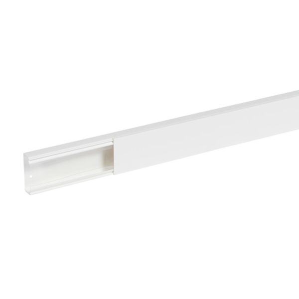 Goulotte de distribution Viadis 1 compartiment 60x25mm et longueur 2m livrée avec couvercle blanc Artic: th_PW-16300-WEB-R.jpg