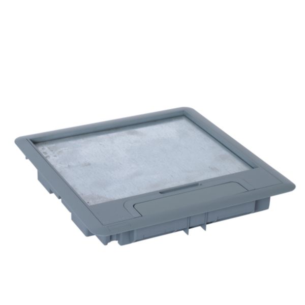Cadre + couvercle plastique de boîte de sol standard pour supports d'appareillages verticaux 16M ou horizontaux 24M: th_PW-28724-WEB-R.jpg