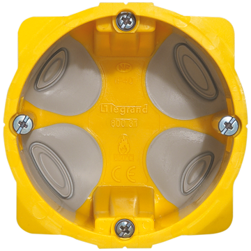 Boîte d'encastrement, de dérivation, DCL et boîte de sol