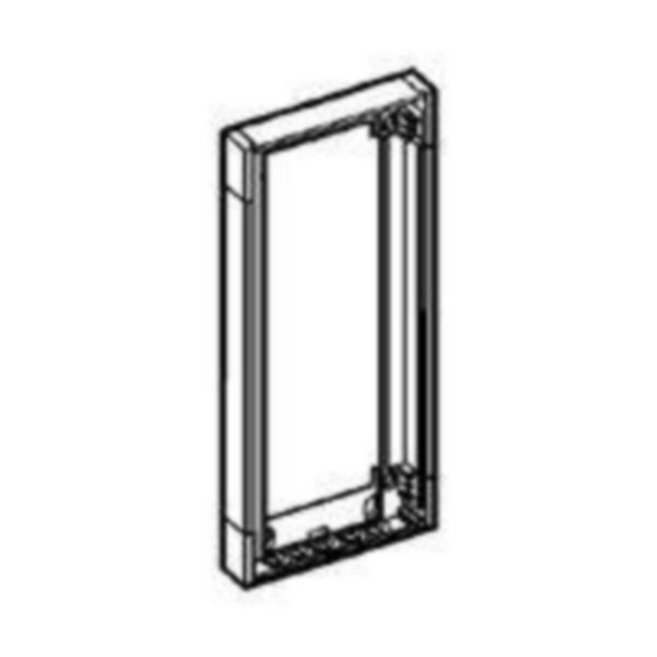 Rehausse pour coffret DRIVIA 13 modules 2 rangées + platine de branchement