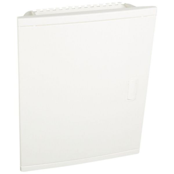 Coffret modulaire encastré 2 rangées 24+4 modules - avec porte isolante galbée blanche - Page 2