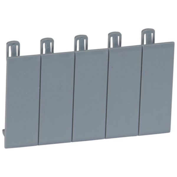 Obturateurs 5 modules sécables - gris foncé L746A