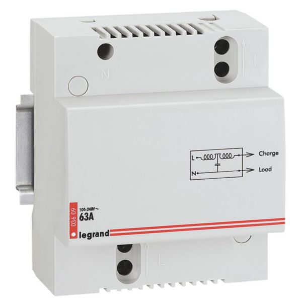 Filtre d'entrée modulaire cpl - 230 v~ - 63 a - 4 modules
