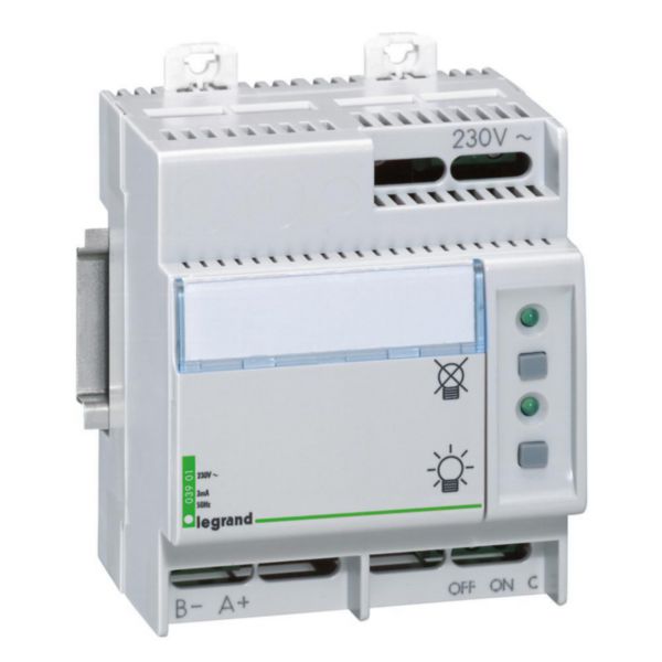Télécommande standard pour la commande 300 BAES - Rail DIN 4 modules