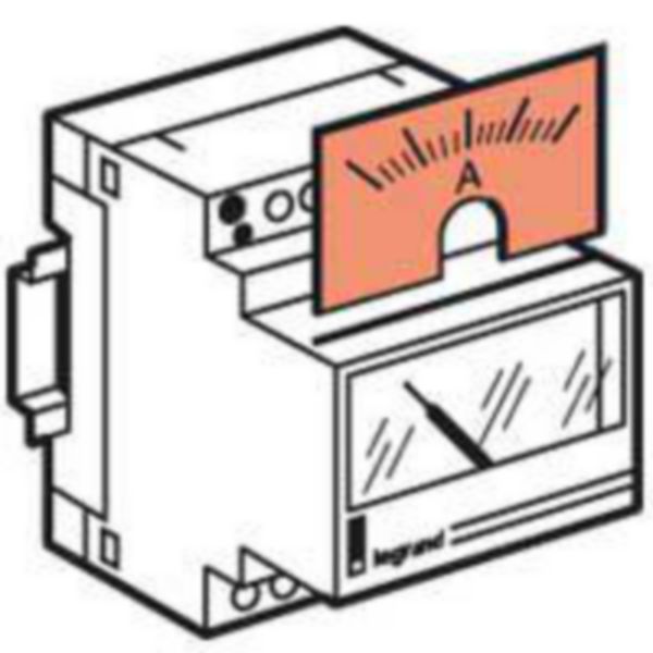 Cadran de mesure analogique pour ampèremètre référence 004600 - 0A à 1500A