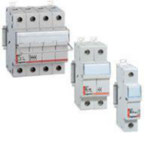 Coupe-circuit sectionneur tripolaire pour cartouche cylindrique industrielle typeaM ou gG 10x38mm - 500V~