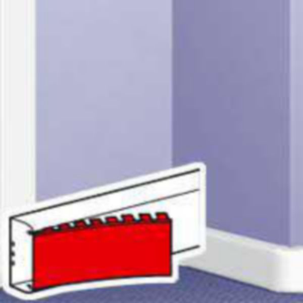 Goulotte DLP évolutive 35x105mm 1 compartiment à équiper d'un couvercle 85mm