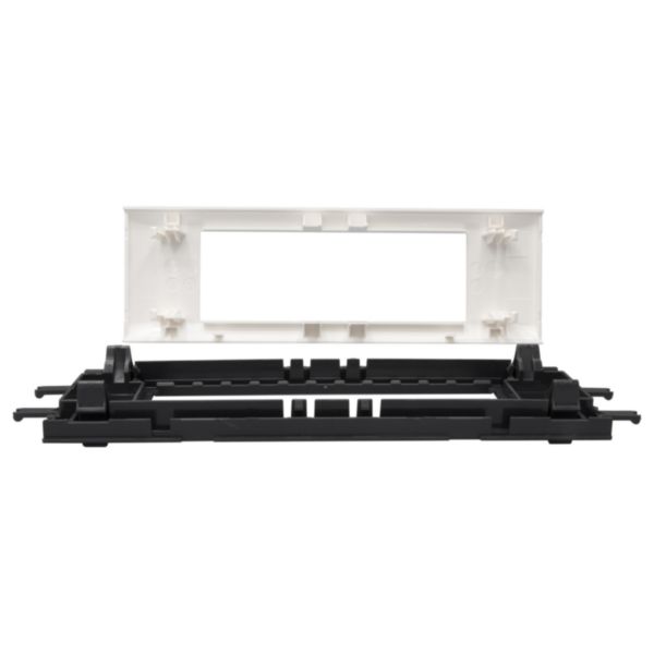 Support Mosaic 6 modules pour goulotte DLP monobloc avec couvercle 65mm
