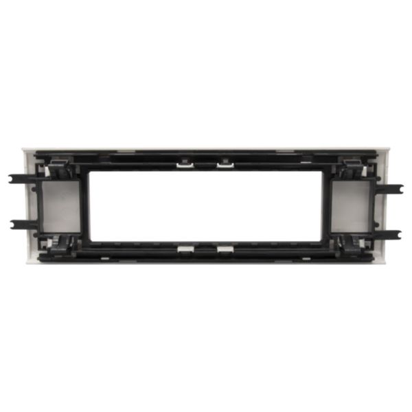 Support Mosaic 6 modules pour goulotte DLP monobloc avec couvercle 65mm