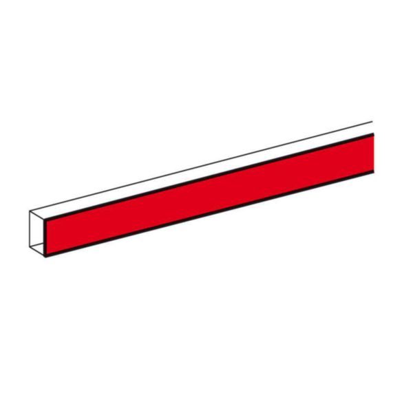 Couvercle rigide largeur 65mm pour goulotte DLP aluminium