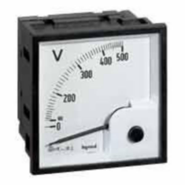 Ampèremètre analogique à fût carré 68x68mm à équiper d'un cadran de mesure