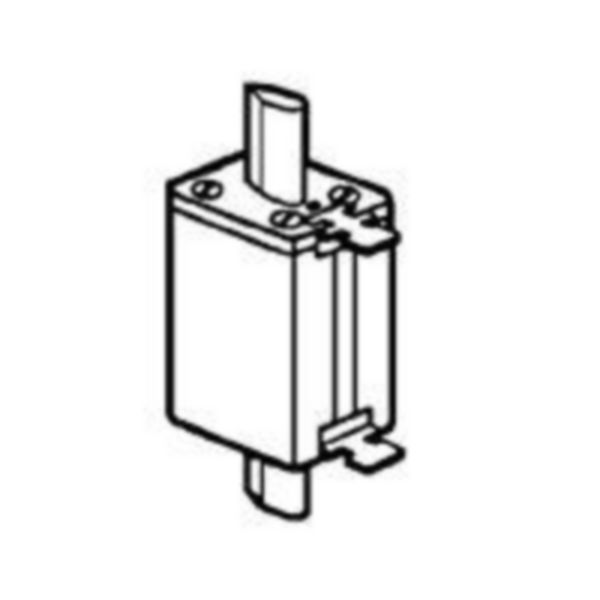 Cartouche industrielle à couteau typeaM taille 0 - avec voyant - 125A