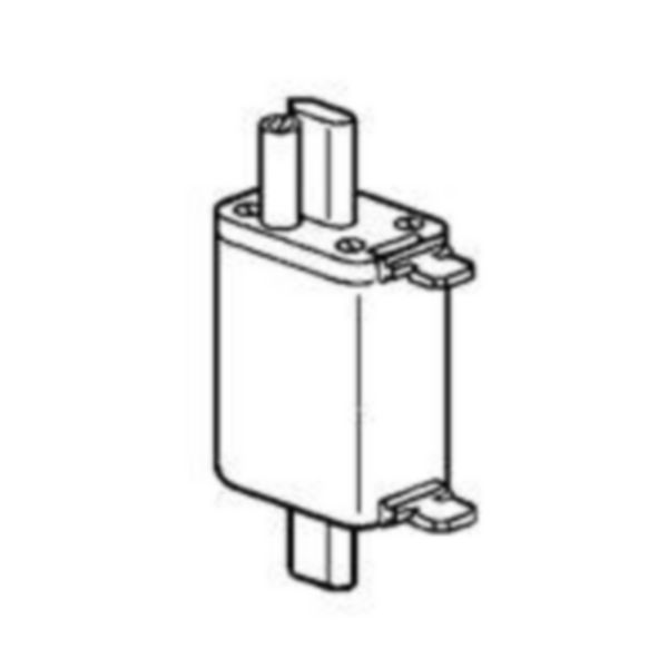 Cartouche industrielle à couteau typeaM taille 1 - avec percuteur - 200A