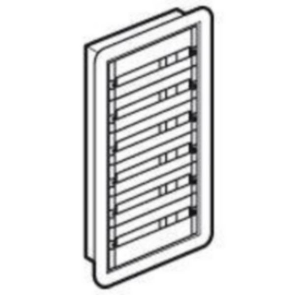 Coffret distribution encastré XL³160 tout modulaire 6 rangées - 144 modules