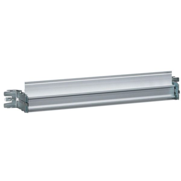 Rail aluminium 2 positions pour DPX³160 et DPX³250 ou DPX-IS250Avec platines dédiées pour XL³400 - 24 modules