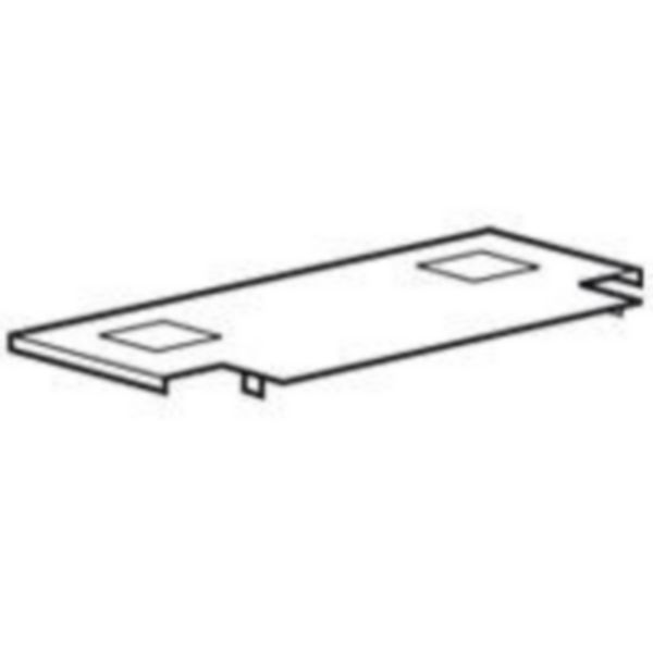 Cloison pour compartimentage horizontal pour coffret et armoire XL³800 largeur utile 850mm