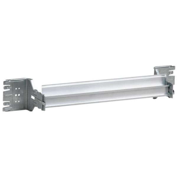 Rail symétrique aluminium pour fixation sur montants fonctionnels XL³4000 et XL³800 - 24 modules