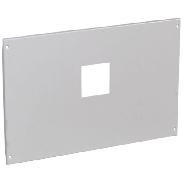 Plastron métal à vis pour 1 DPX³1600 fixe avec commande rotative en position horizontale dans XL³4000 - hauteur 400mm - Page 85