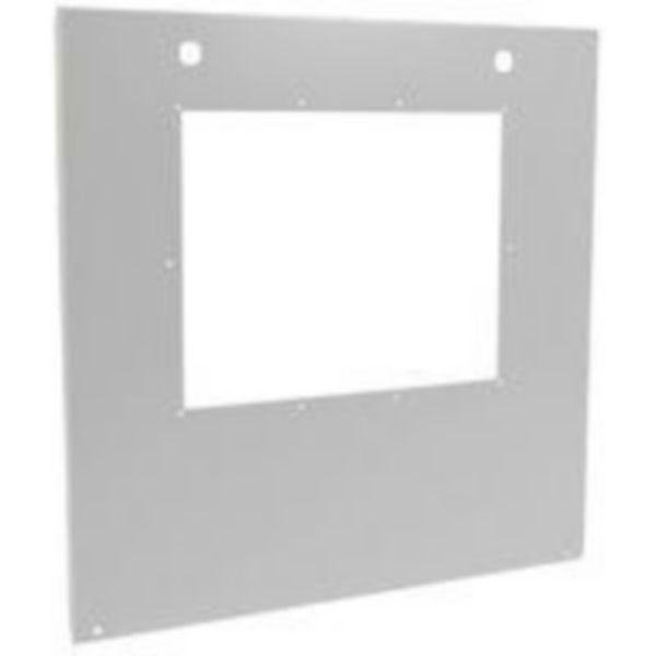 Plastron métal pour 1 DMX³2500 100kA 4P ou 1 DMX³4000 4P ou 1 DMX³-I4000 dans XL³4000 - 24 modules