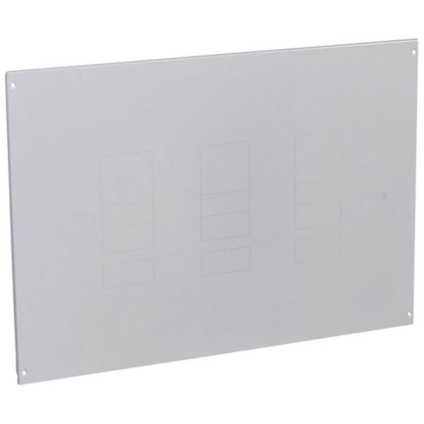 Plastron métal à vis pour 1 à 3 DPX³630 avec bloc différentiel en position verticale dans XL³4000 et XL³800 - 36 modules - Page 86