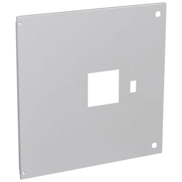 Plastron métal pour 1 DPX³1600 débrochable avec commande en position verticale dans XL³4000 - hauteur 600mm - Page 81
