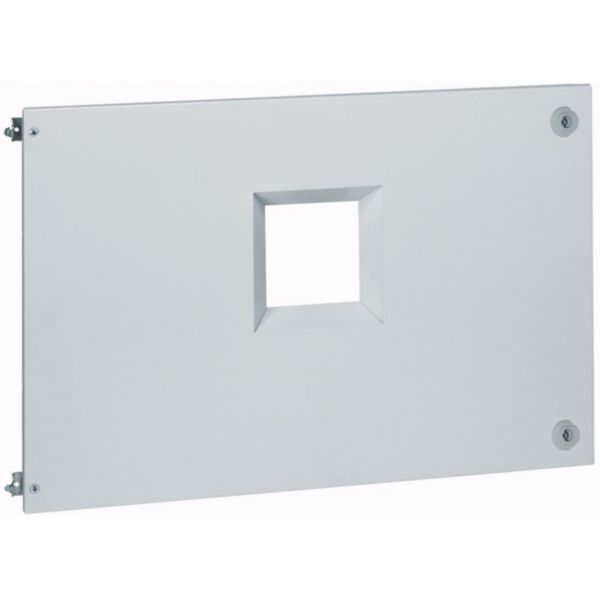 Plastron métal pour 1 DPX³1600 débrochable en position horizontale dans XL³4000 - hauteur 400mm