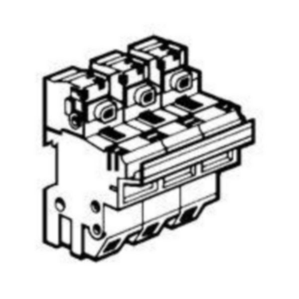 Coupe-circuit sectionnable SP58 pour cartouche industrielle 22x58mm - 3P