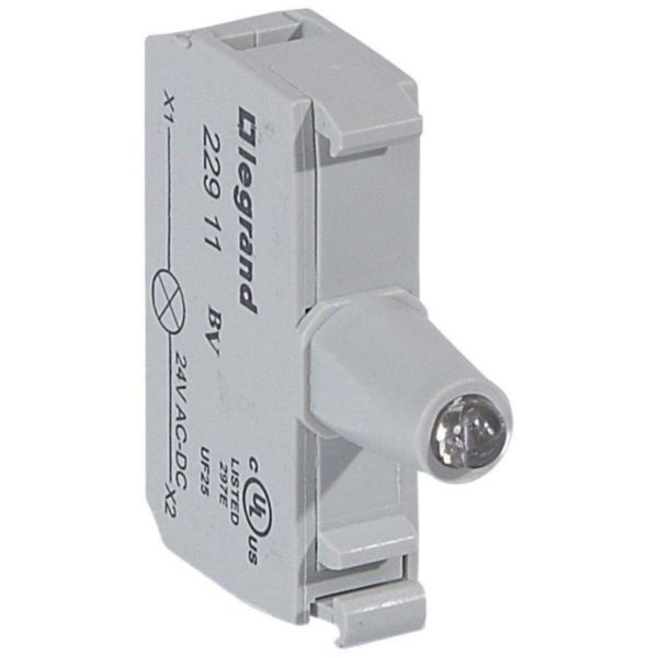 Bloc pour tête lumineuse Osmoz raccordement à vis - 12V à 24V alternatif ou continu - rouge