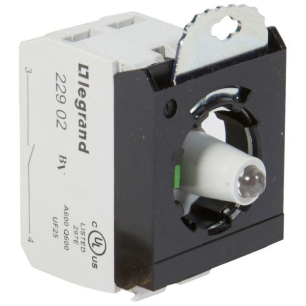 Sous-ensemble bloc pour tête lumineuse Osmoz raccordement à vis - 12V à 24V alternatif ou continu - NO - vert - Page 25