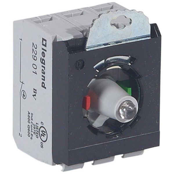 Sous-ensemble bloc pour tête lumineuse Osmoz raccordement à vis - 12V à 24V alternatif ou continu - NO+NF - rouge - Page 25