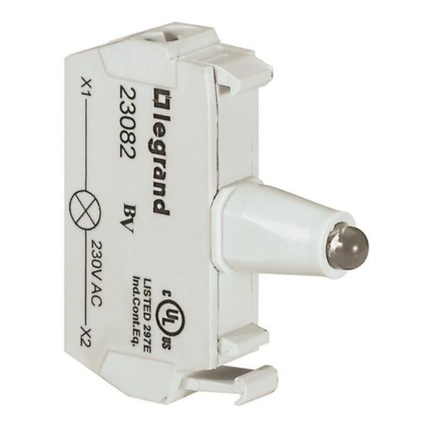 Bloc pour tête lumineuse Osmoz raccordement par borne à ressort - 230V~ - vert