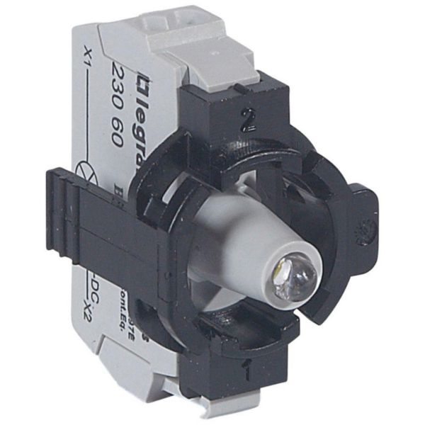Sous-ensemble bloc pour voyant lumineux Osmoz raccordement par borne ressort - 12V à 24V alternatif ou continu - blanc - Page 25