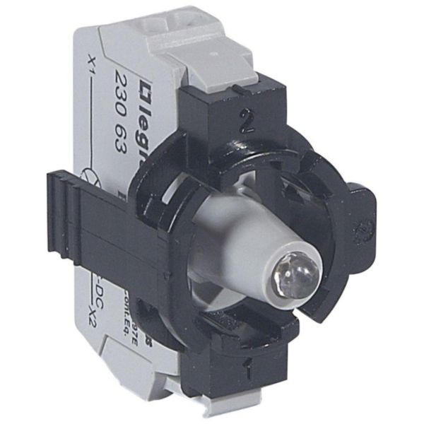 Sous-ensemble bloc pour voyant lumineux Osmoz raccordement par borne ressort - 12V à 24V alternatif ou continu - bleu - Page 25