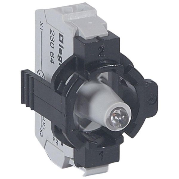 Sous-ensemble bloc pour voyant lumineux Osmoz raccordement par borne ressort - 12V à 24V alternatif ou continu - jaune - Page 25