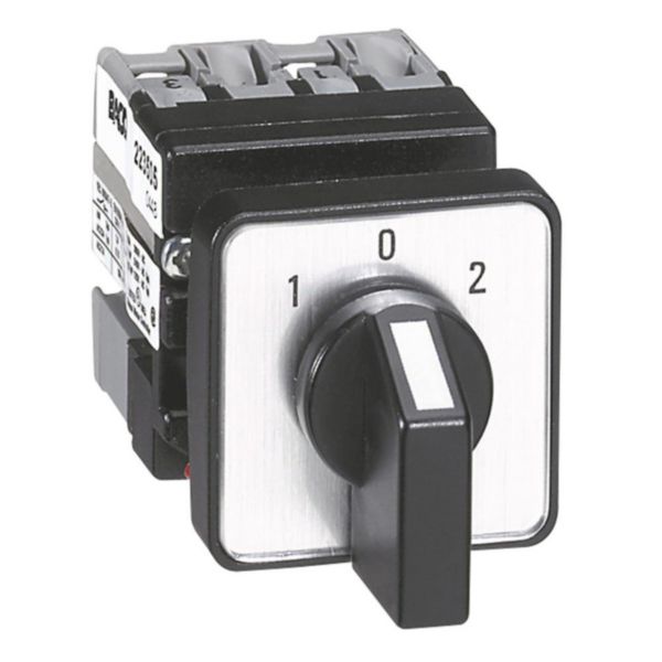 Mini-commutateur à cames inverseur avec position arrêt 45° - 1P - 2 contacts - fixation centrale Ø22 sur porte - Page 13