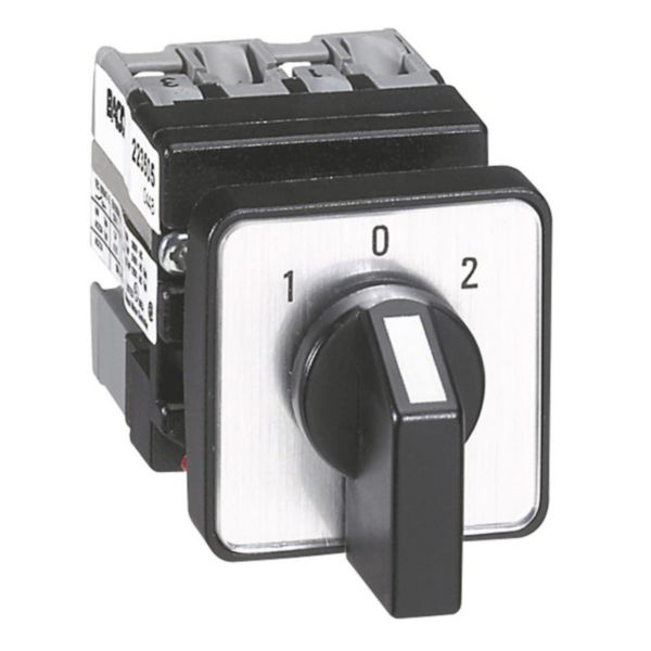 Mini-commutateur à cames inverseur avec position arrêt 45° - 2P - 4 contacts -fixation centrale Ø22 sur porte - Page 12