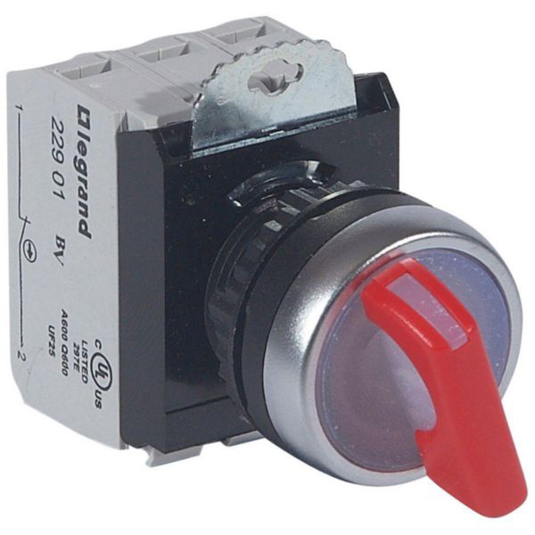 Bouton tournant lumineux à manette rouge IP69 Osmoz complet - 24V~ - 2 positions fixes - Page 17