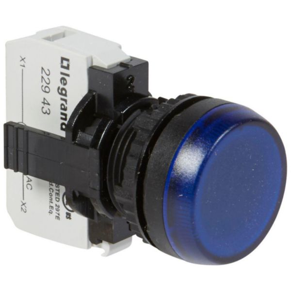 Voyant lumineux Osmoz complet IP69 bleu - 230V~