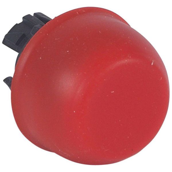 Tête à impulsion non lumineuse affleurante capuchonnée IP67 Osmoz composable - rouge