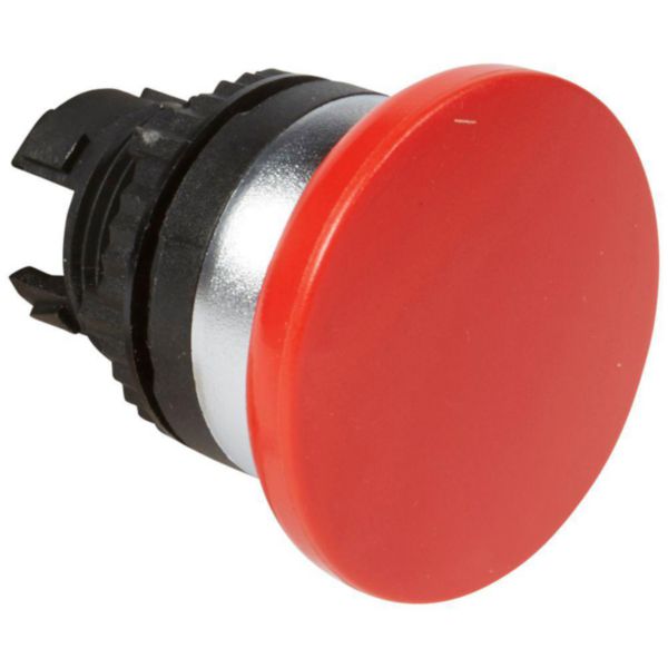 Tête coup de poing à impulsion non lumineuse IP69 Ø40 Osmoz composable - rouge