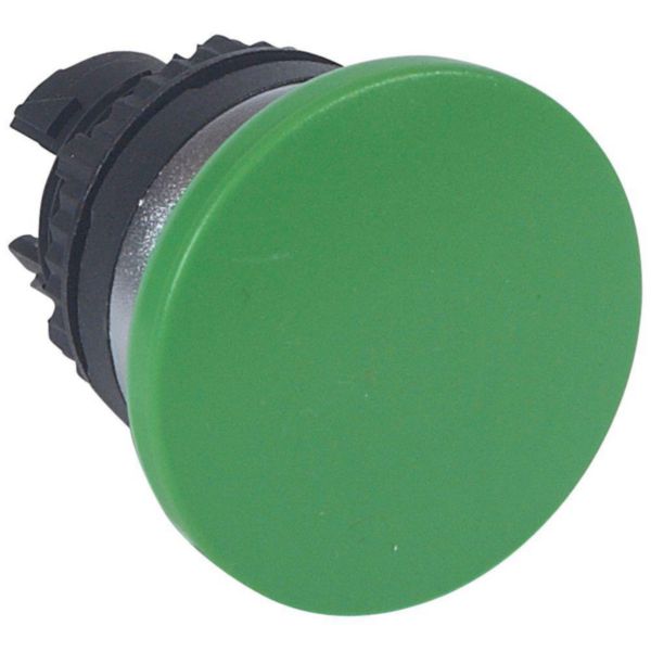 Tête coup de poing à impulsion non lumineuse IP69 Ø40 Osmoz composable - vert