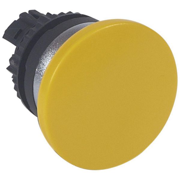 Tête coup de poing à impulsion non lumineuse IP69 Ø40 Osmoz composable - jaune