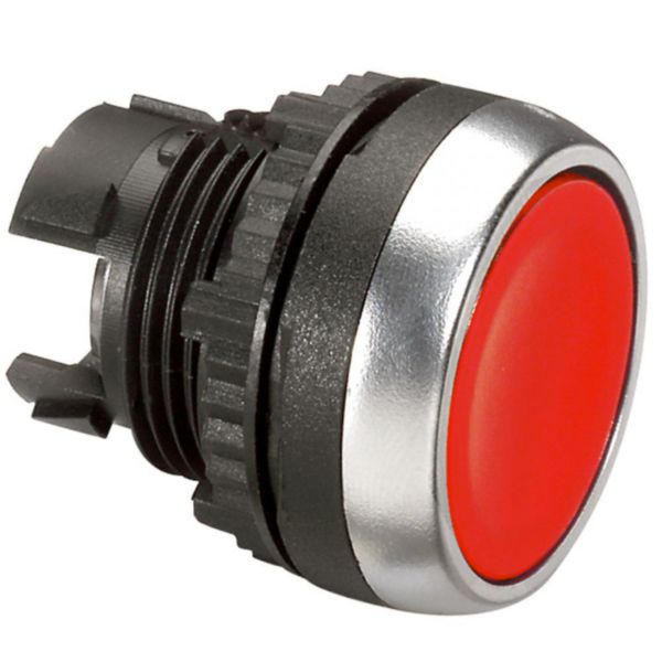 Tête pousser-pousser affleurante non lumineuse IP69 Osmoz composable - rouge