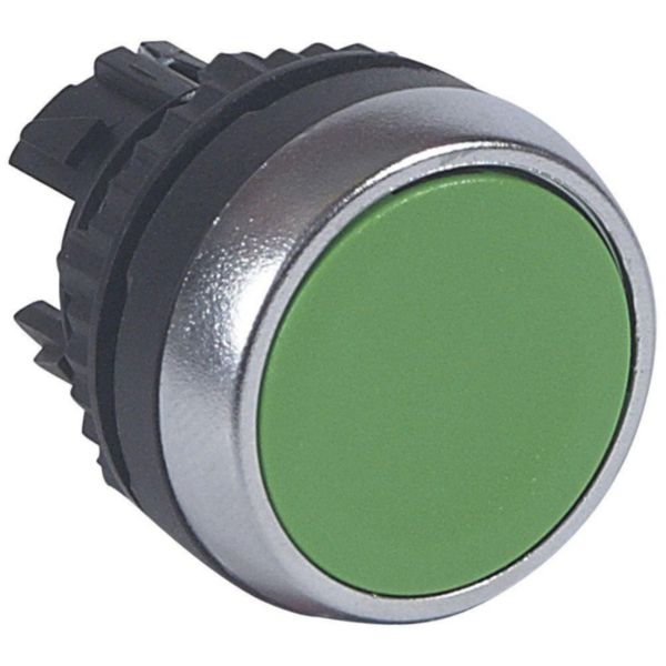 Tête pousser-pousser affleurante non lumineuse IP69 Osmoz composable - vert