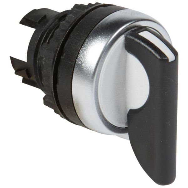 Bouton tournant non lumineux à levier IP69 Osmoz composable - 2 positions fixes 45°