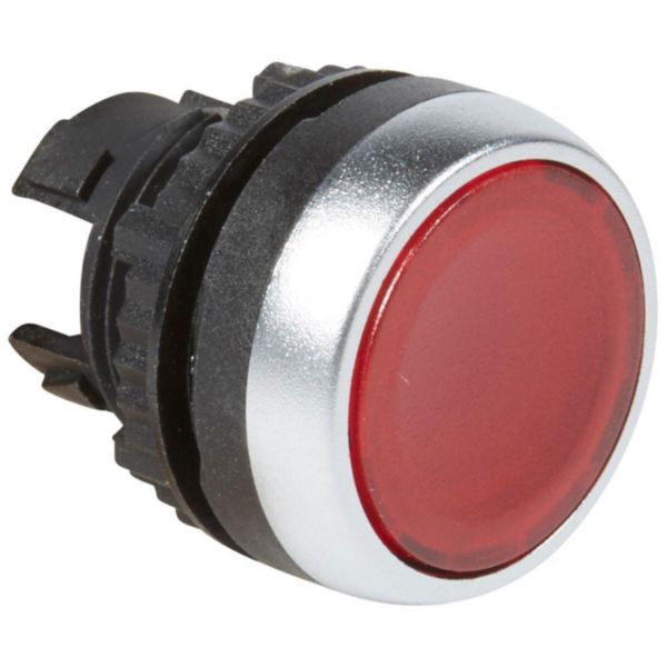 Tête à impulsion lumineuse affleurante IP69 Osmoz composable - rouge